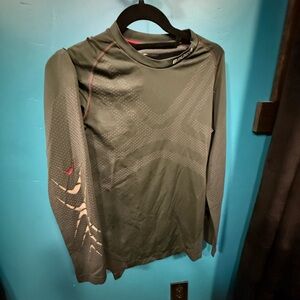 Bauer Olive Long Sleeve Performance Shirt